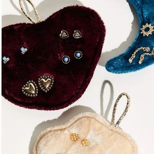Free People Velvet Stud Earring Set